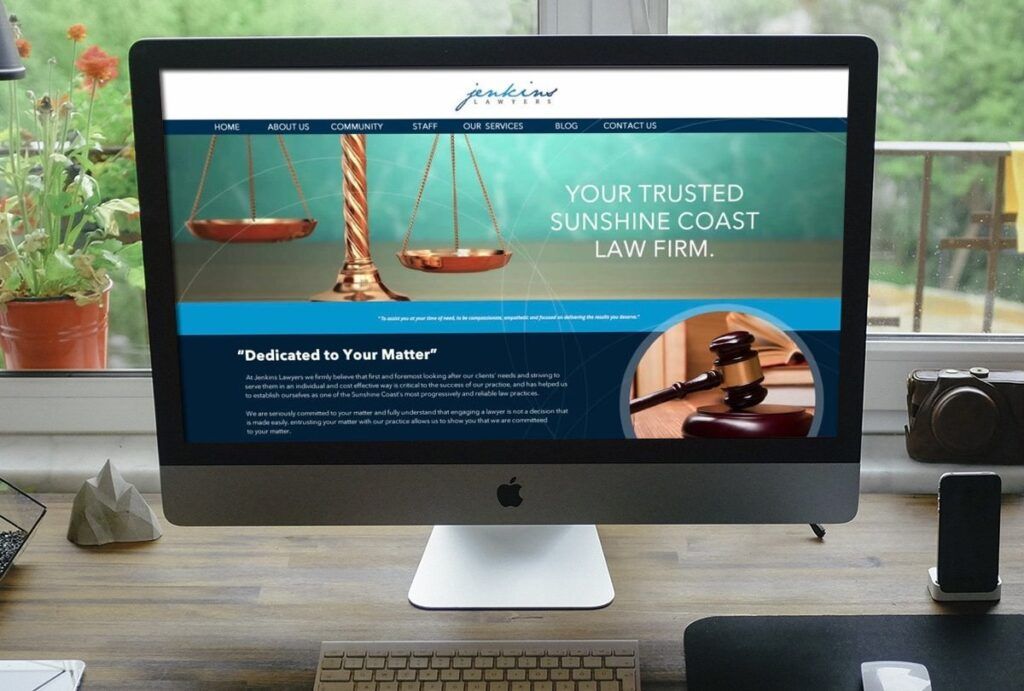 Lawyers website design for Sunshine Coast